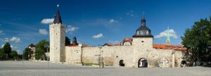 Mühlhausen: Panorama der Stadtmauer – Bildquelle: Wirtschaftsbetriebe Mühlhausen GmbH, Tino Sieland