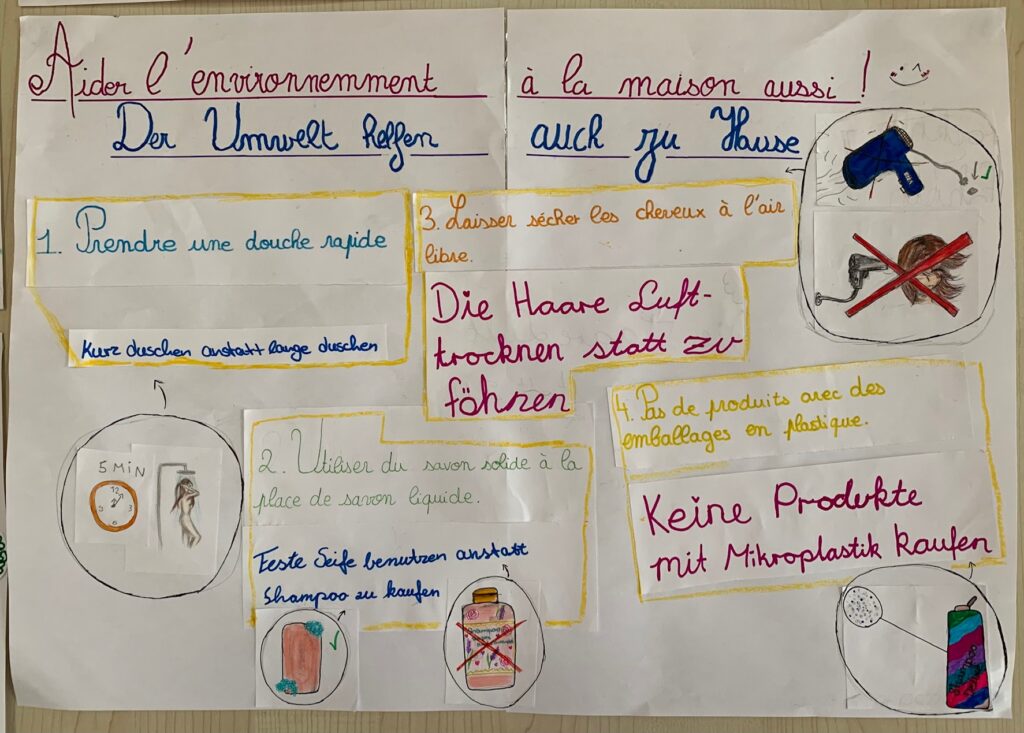 Dieses Bild setzt sich mit dem Thema Kilmaschutz auseinander.