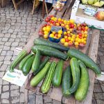 Samstagseinkauf in Potsdam: Wochenmarkt auf dem Bassinplatz