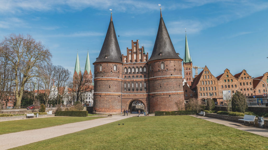 Das Holsten-Tor in Lübeck